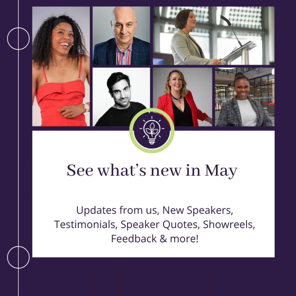 Inspirational Speakers - May Blog